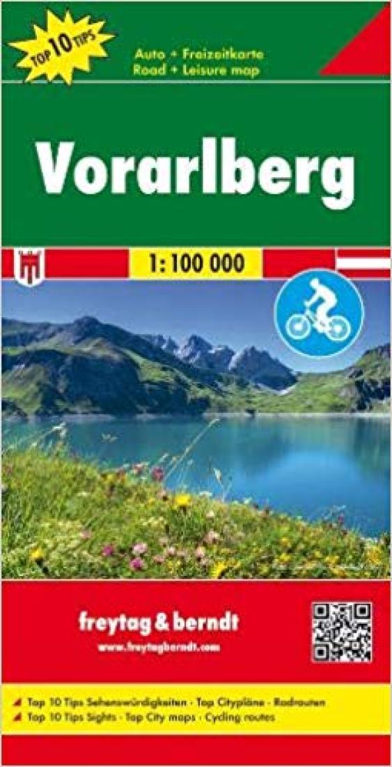 Vorarlberg : Auto + Freizeitkarte : 1:100 000 = Vorarlberg : Road + Leisure map : 1:100 000 = Vorarlberg : Carte routière + de loisir : 1:100 000 = Vorarlberg : Carta stradale + turistica : 1:100 000 = Vorarlberg : Mapa de Rutas + del ocio : 1:100 00