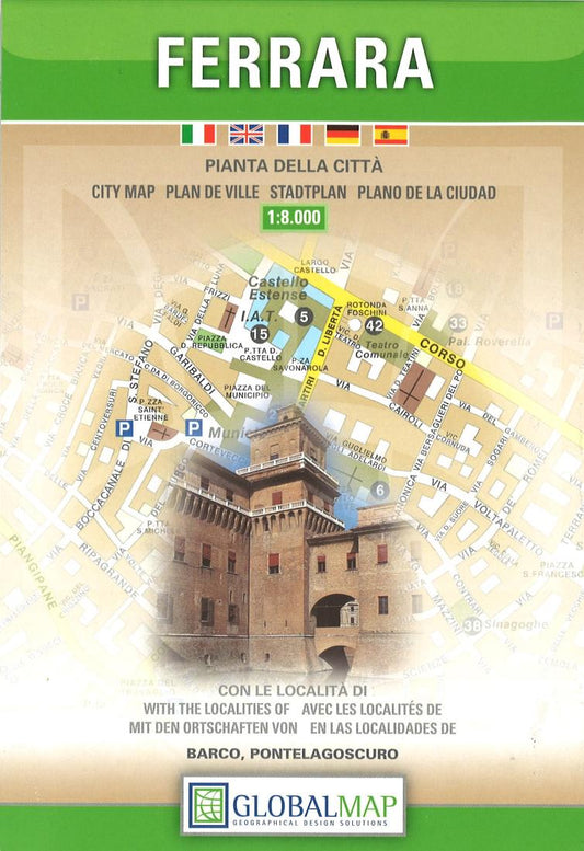 Ferrara : pianta della citta