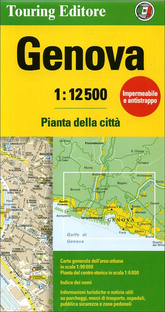 Genova : pianta della città = Genoa : map of the city = Genua : stadtplan = Gênes : plan de la ville = Génova : mapa de la ciudad