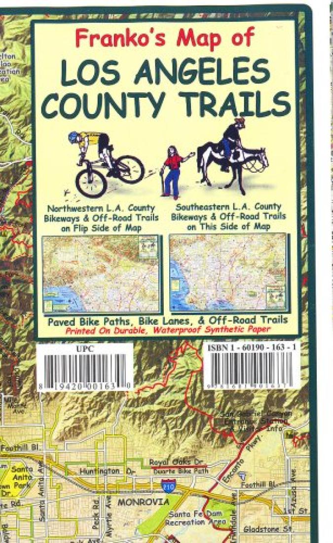 Franko's Los Angeles County : bikeways & trails guide