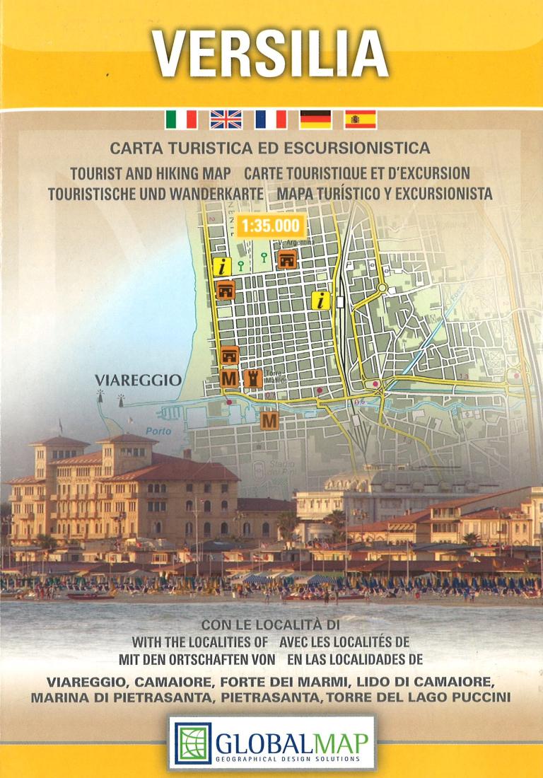 Versilia : carta turistico-stradale ed escursionistica