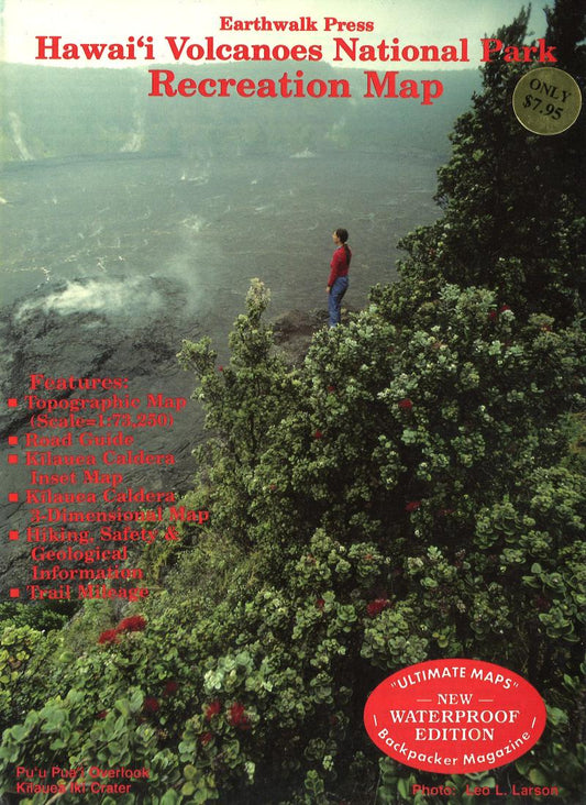 Hawaii Volcanoes National Park Recreation Map