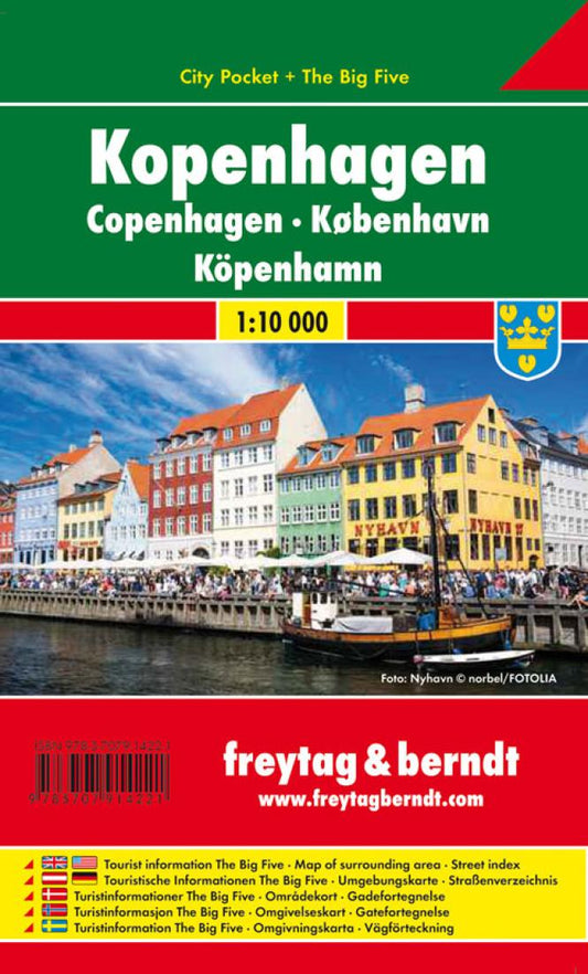 Kopenhagen = Copenhagen : city pocket + the big five = København = Köpenhamn