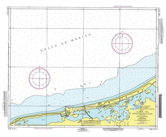 EL SISAL, YUC. - 912.1 - Mexico Nautical Charts by SEMAR