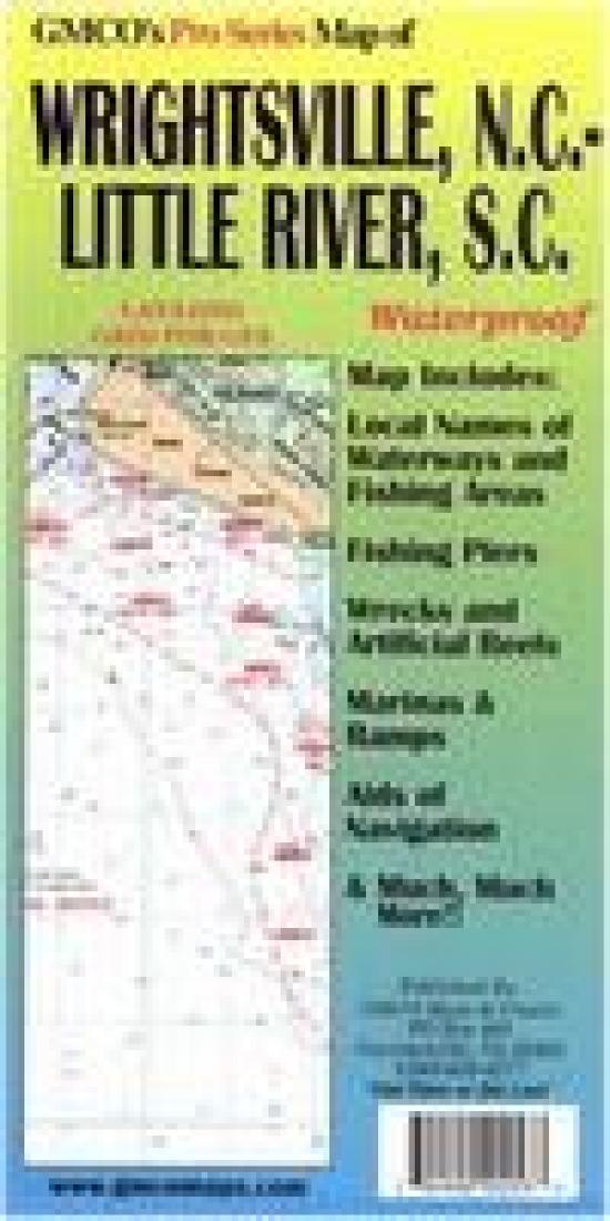 Wrightsville, NC to Little River, SC Chart & Fishing Map