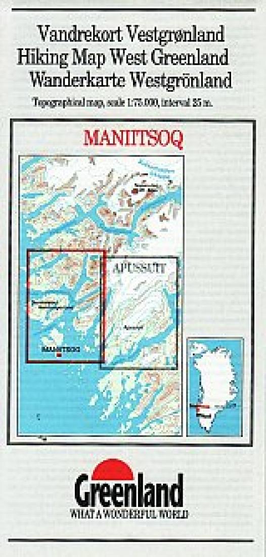 Maniitsoq hiking map