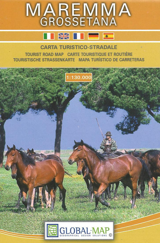 Maremma, Grossetana : carta turistico-stradale 1:130.000