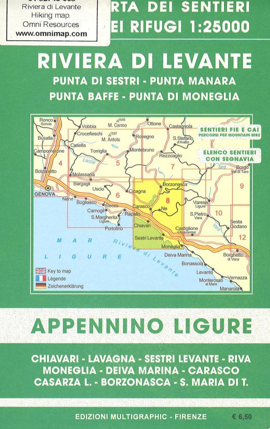 Riviera di Levante - Punta di Sestri, Punta Manara, Punta Baffe, Punta di Moneglia