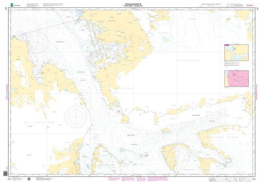 Hinlopenstretet N. Fosterøyane - Nordporten - 537 - Norway Kartverket Nautical Charts