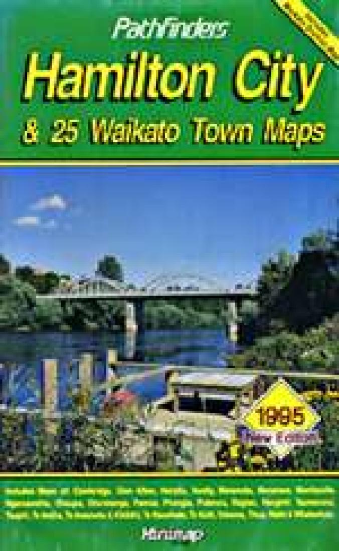 Hamilton City & 25 Waikato town maps