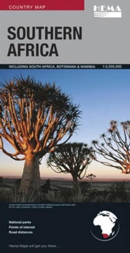 Southern Africa Country Map