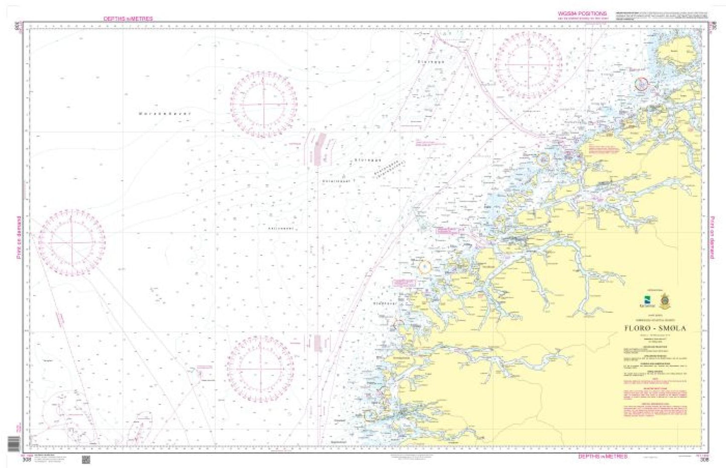 Florø - Smøla - 308 - Norway Kartverket Nautical Charts