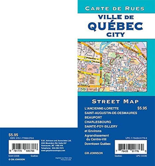 Quebec City street map