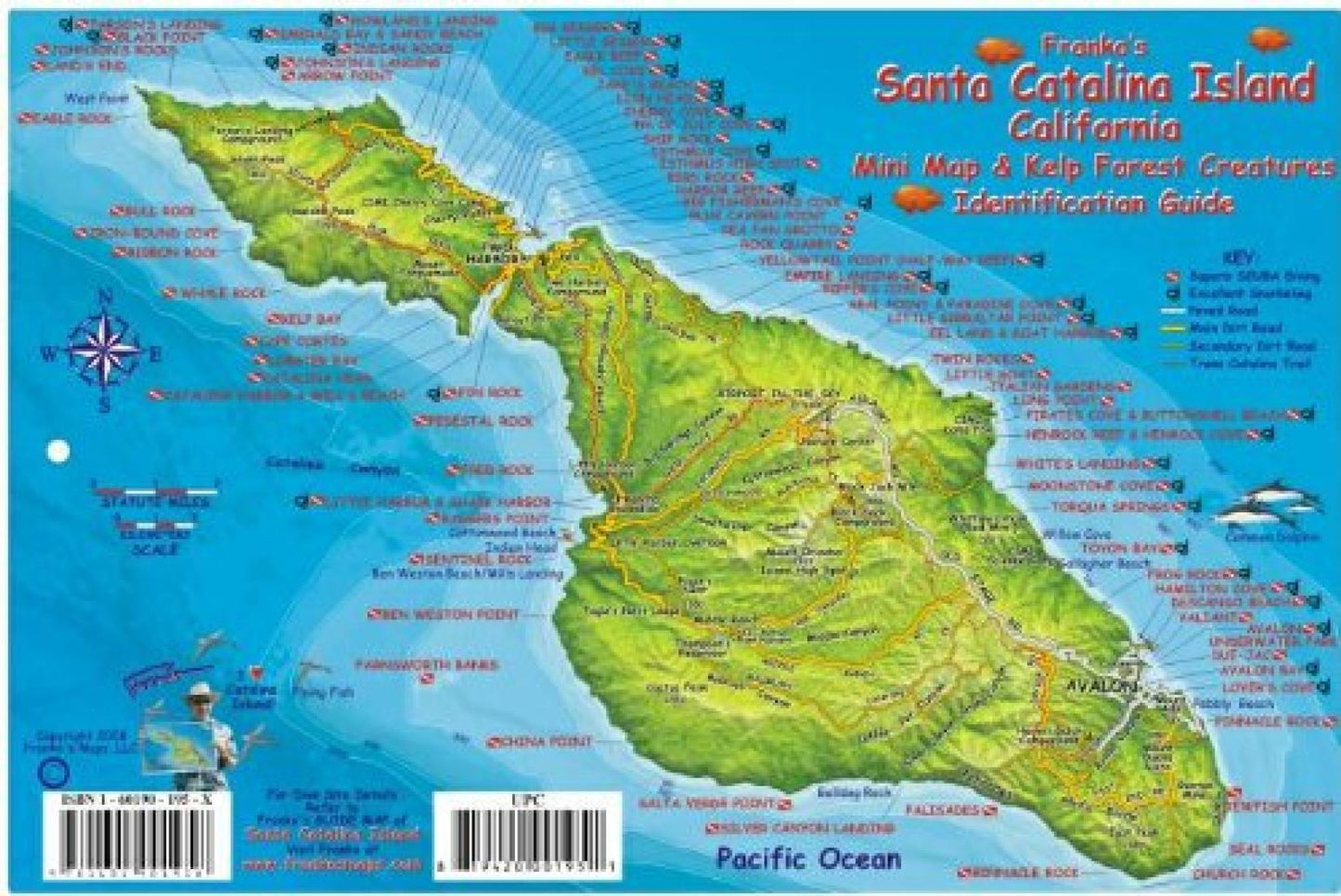 California Fish Card, Santa Catalina Island