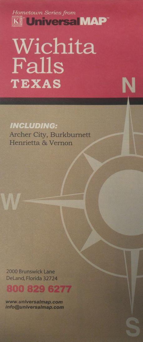 Wichita Falls, Texas Road Map