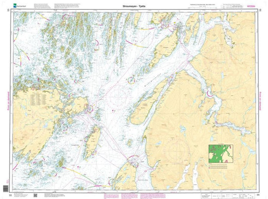 Straumøyan - Tjøtta - 55 - Norway Kartverket Nautical Charts
