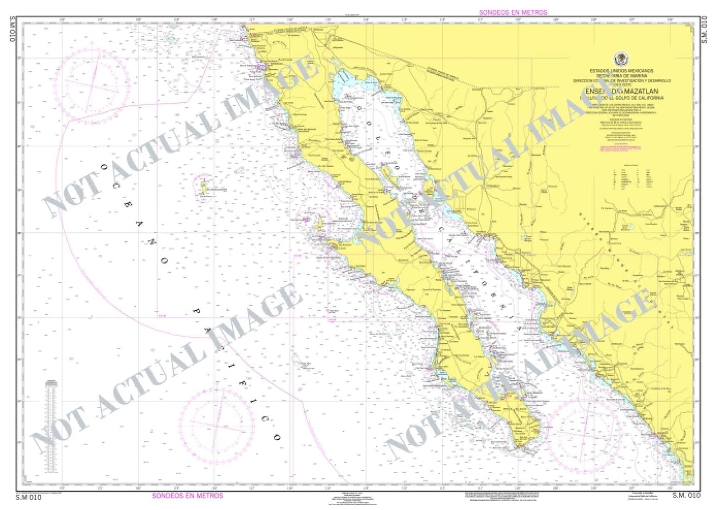 BOCA TEACAPAN, SIN. - 412.1 - Mexico Nautical Charts by SEMAR