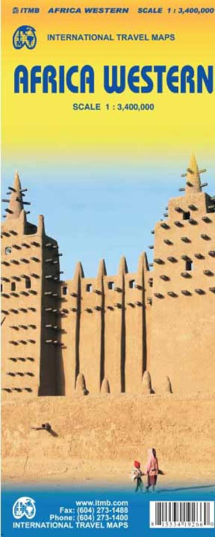 Western Africa Travel Map