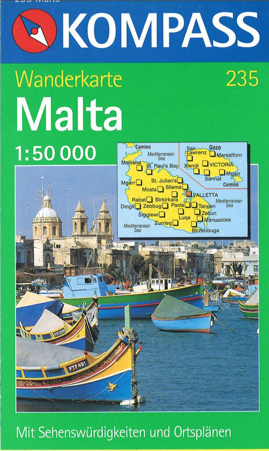 Malta Hiking Map