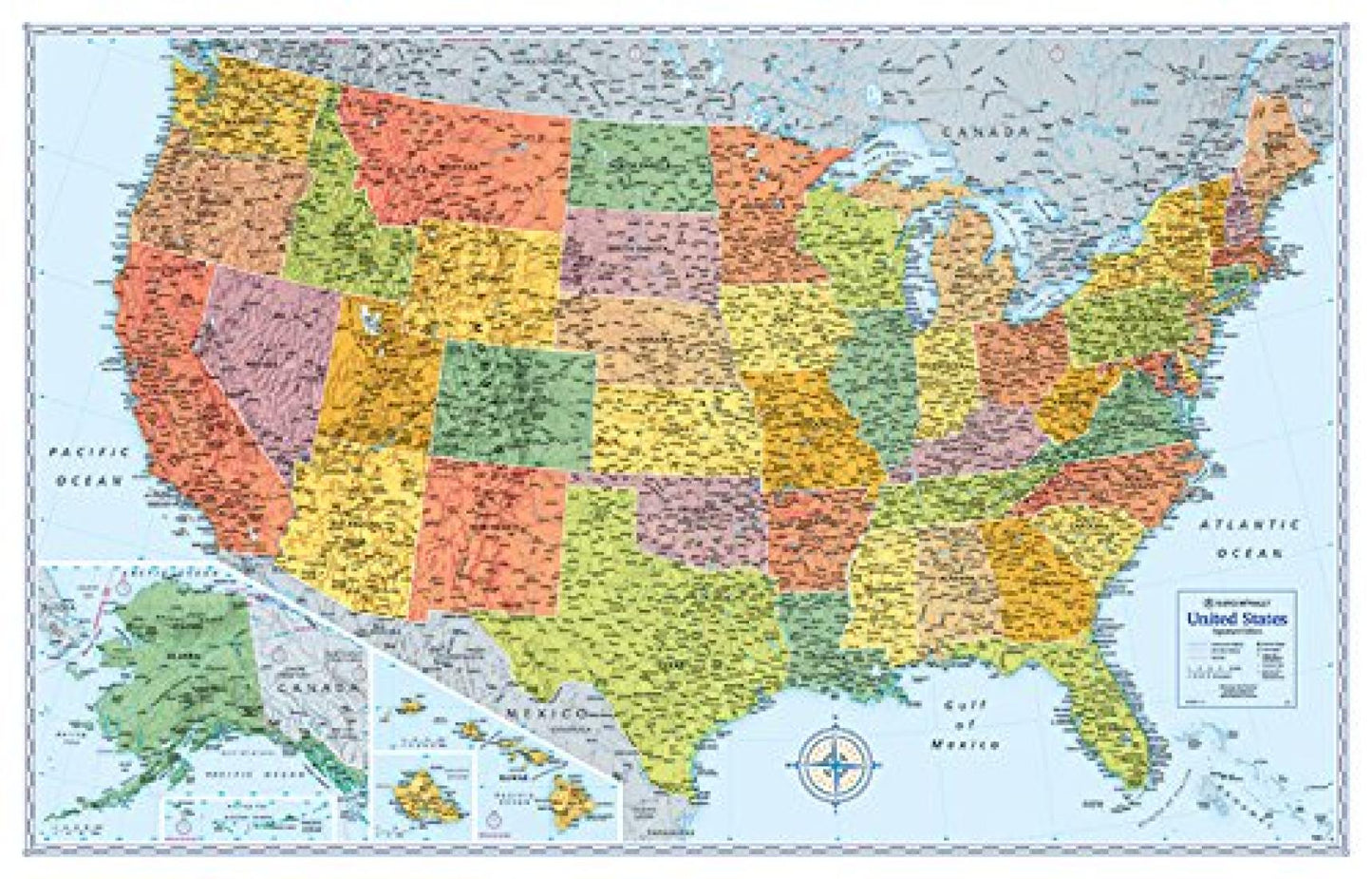 Rand McNally Signature United States Wall Map - Laminated