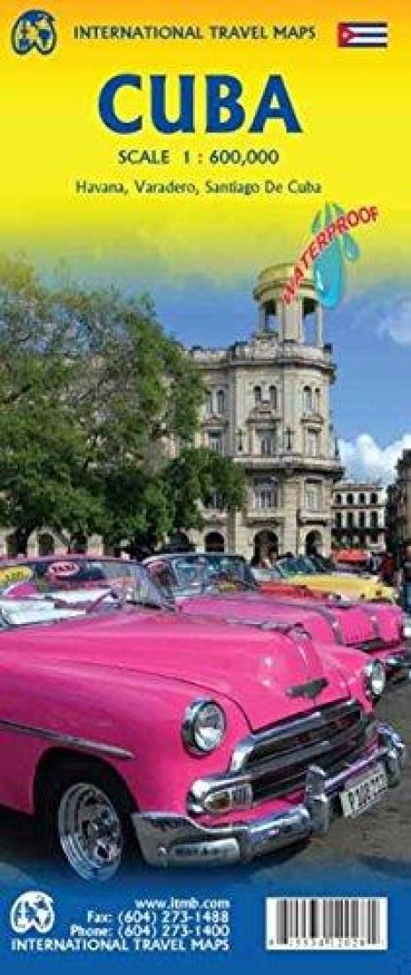 Cuba Travel Map : Havana, Varadero, Santiago de Cuba