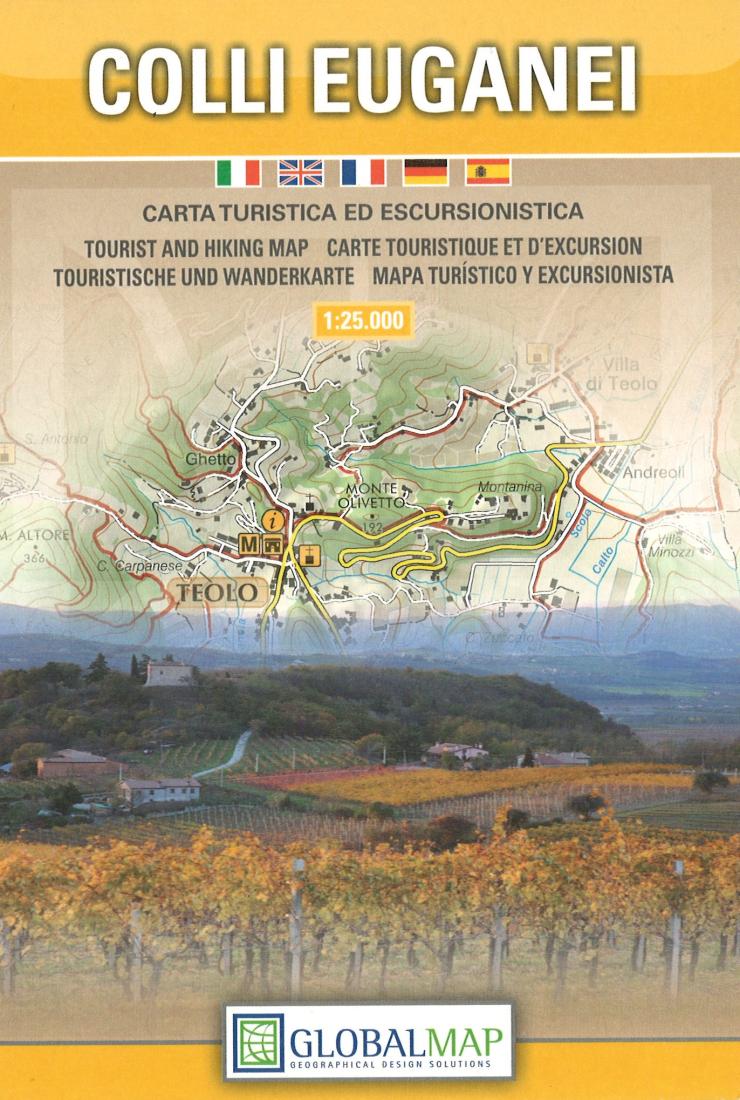 Colli Euganei : carta turistico-stradale ed escursionistica