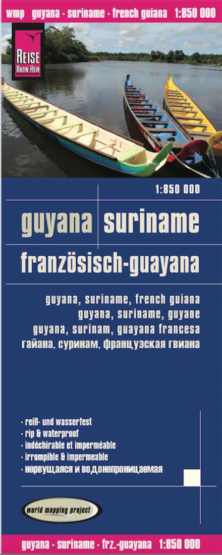 Guyana, Suriname, Französisch-Guayana = Guyana, Suriname, French Guiana = Guyana, Suriname, Guyane = Guyana, Surinam, Guayana Francesa