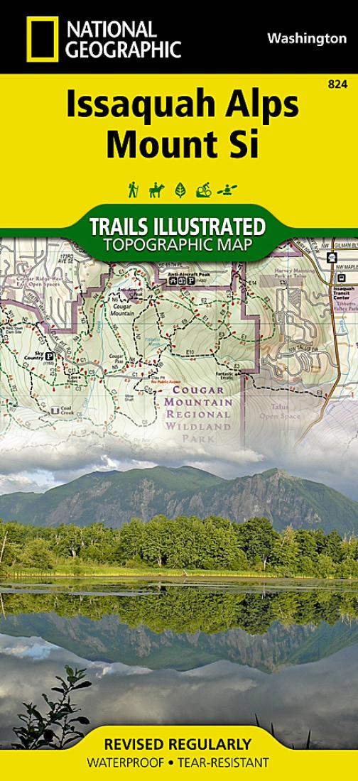 Issaquah Alps/Mount Si, WA, Map 824