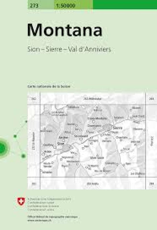 Montana : Switzerland 1:50,000 Topographic Map #273