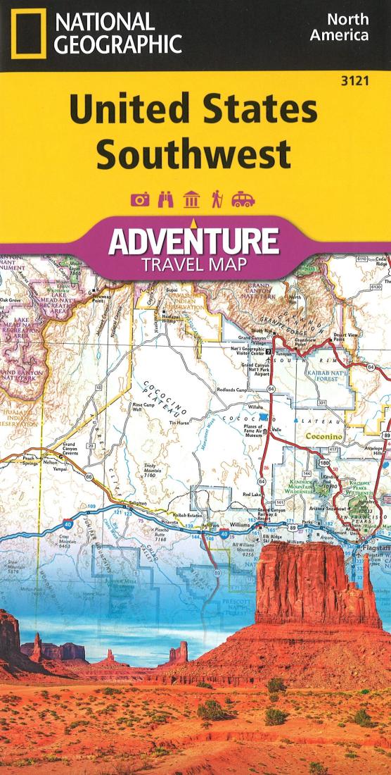 U.S. Southwest Adventure Map (3121)