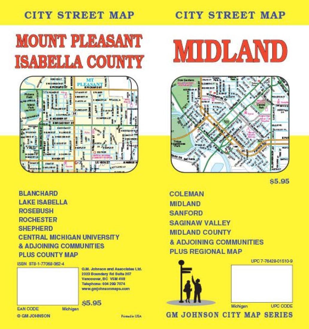 Midland : city street map = Mount Pleasant : Isabelle County : city street map