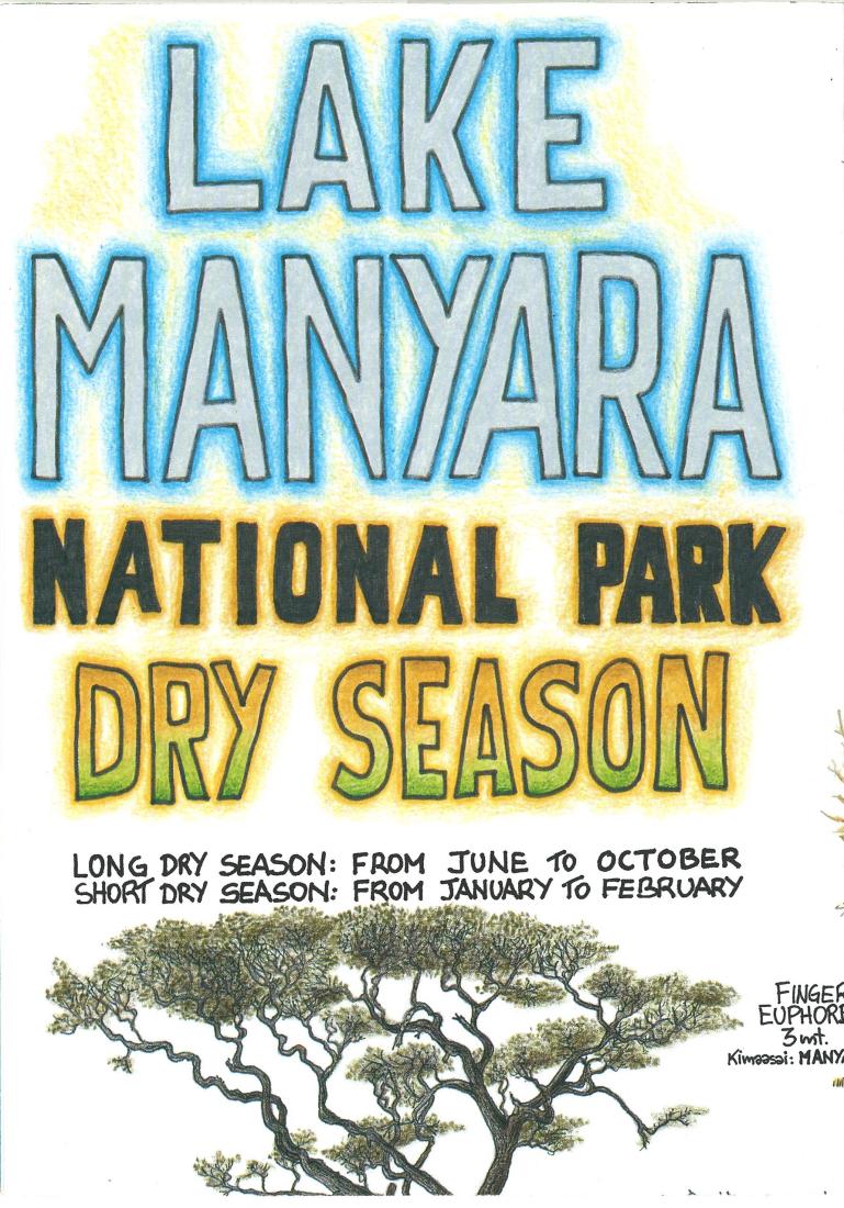 Lake Manyara National Park : dry season : wet season