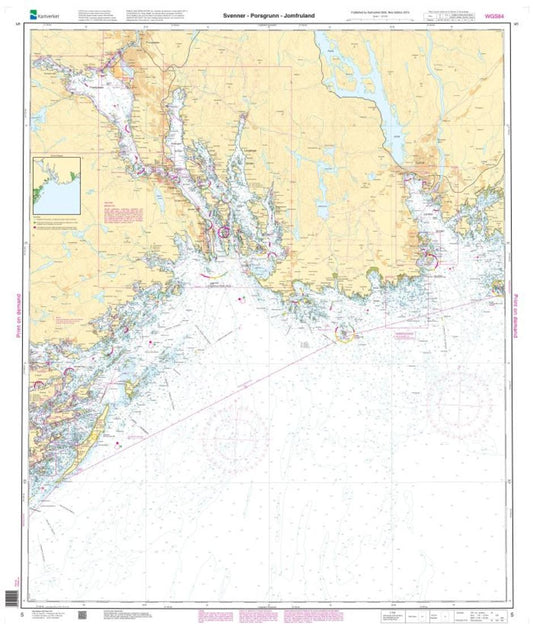 Svenner - Porsgrunn - Jomfruland - 5 - Norway Kartverket Nautical Charts