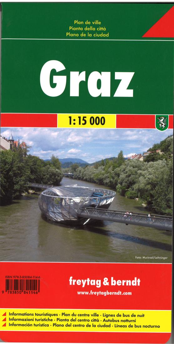 Graz city map 1:15 000