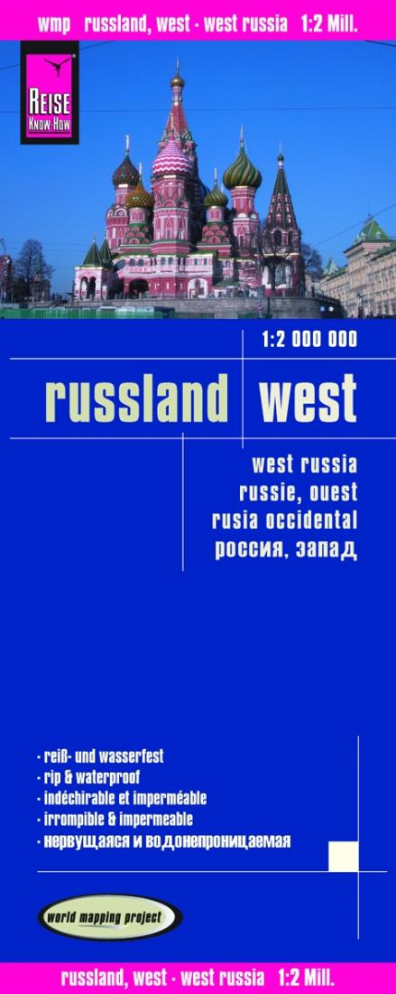 Russland west = West Russia = Russie, ouest = Rusia occidental,