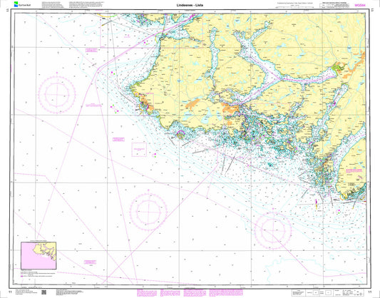 Lindesnes - Lista - 11 - Norway Kartverket Nautical Charts