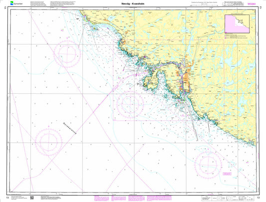 Nesvåg - Kvassheim - 13 - Norway Kartverket Nautical Charts