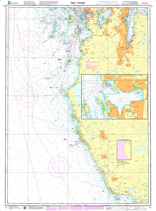 Ogna - Tananger - 14 - Norway Kartverket Nautical Charts
