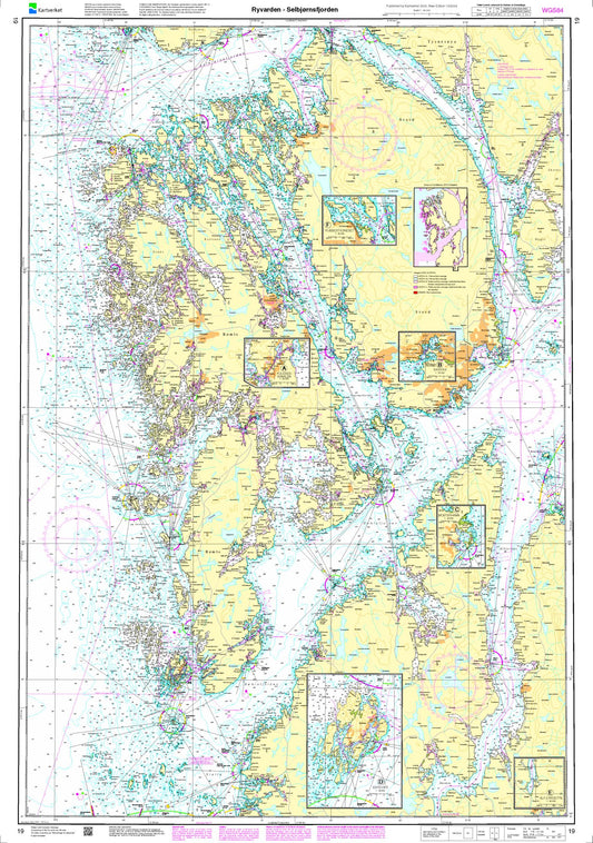 Ryvarden - Selbjørnsfjorden - 19 - Norway Kartverket Nautical Charts