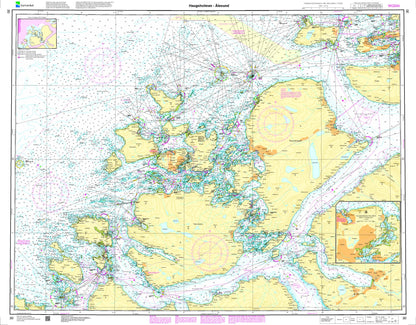 Haugsholmen - Ålesund - 30 - Norway Kartverket Nautical Charts