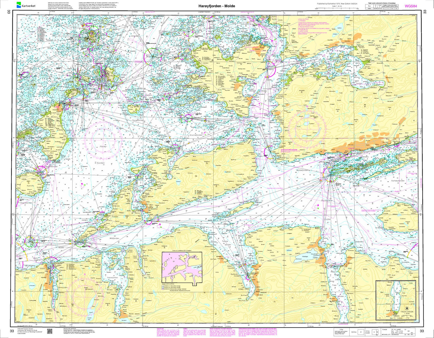 Harøyfjorden - Molde - 33 - Norway Kartverket Nautical Charts