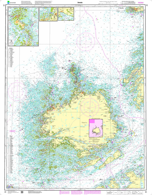 Smøla - 40 - Norway Kartverket Nautical Charts