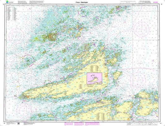 Frøya - Gjæsingen - 41 - Norway Kartverket Nautical Charts