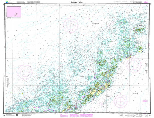 Gjæsingen - Halten - 42 - Norway Kartverket Nautical Charts