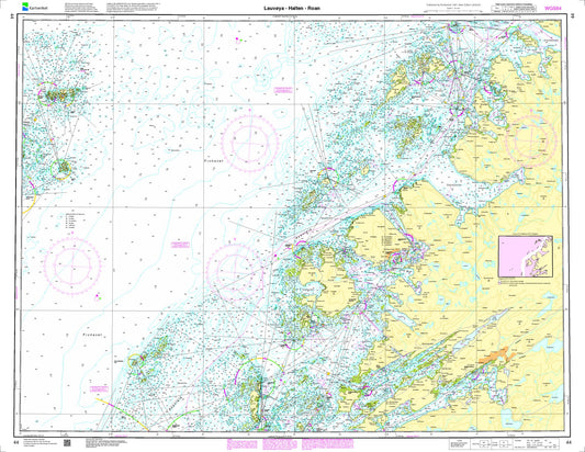 Lauvøya - Halten - Roan - 44 - Norway Kartverket Nautical Charts