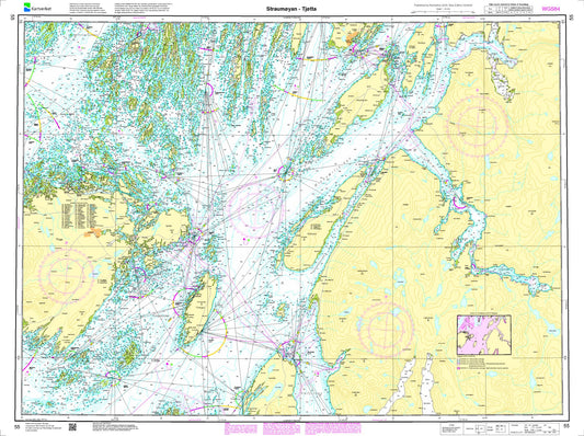 Straumøyan - Tjøtta - 55 - Norway Kartverket Nautical Charts