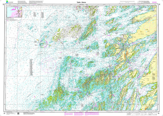 Tjøtta - Dønna - 56 - Norway Kartverket Nautical Charts
