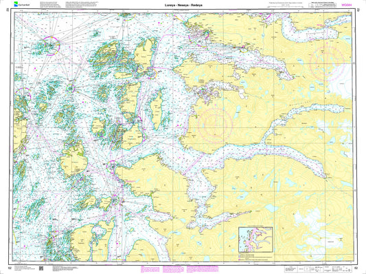 Lurøya - Nesøya - Rødøya - 62 - Norway Kartverket Nautical Charts