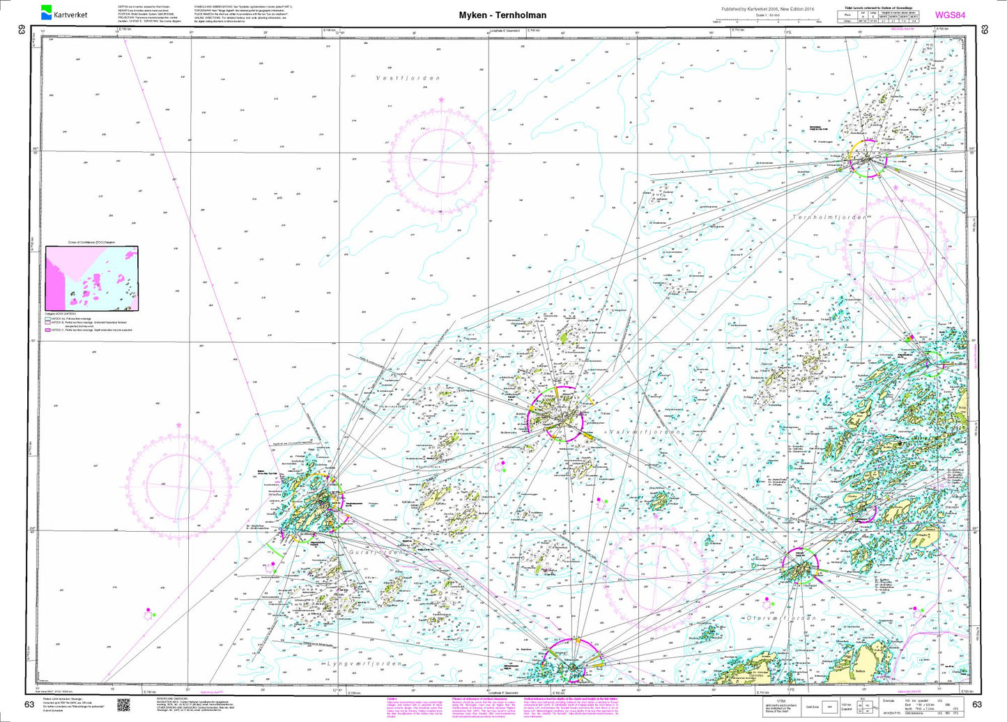 Myken - Ternholman - 63 - Norway Kartverket Nautical Charts