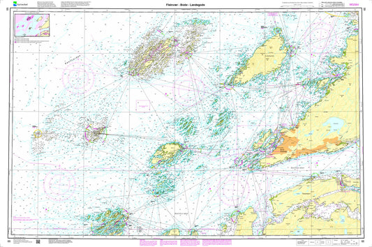 Fleinvær - Bodø - Landegode - 65 - Norway Kartverket Nautical Charts